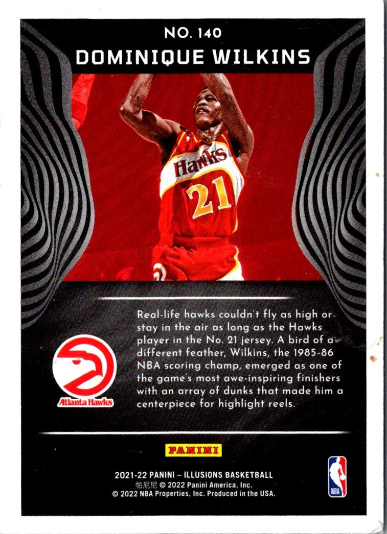 2021 Panini Illusions Dominique Wilkins