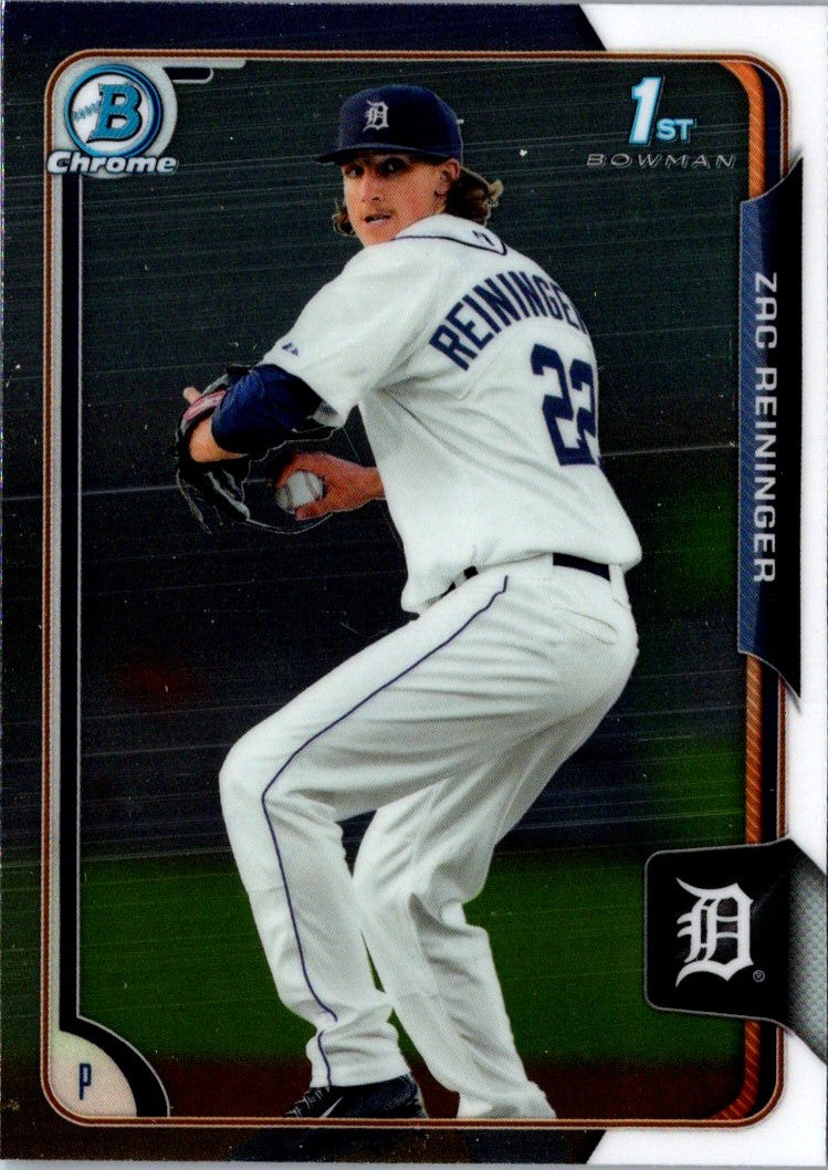 2015 Bowman Chrome Prospects Zac Reininger