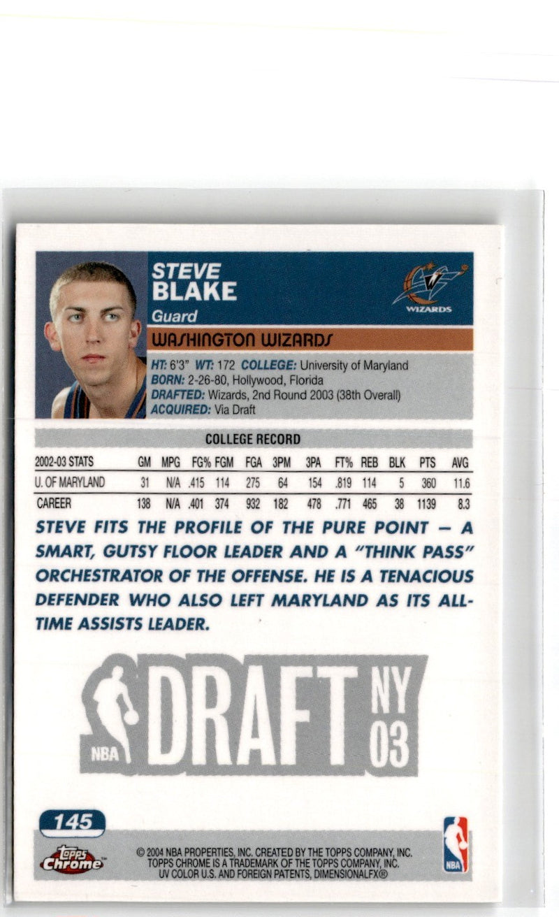 2004 Topps Steve Blake