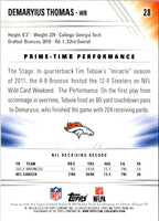 2014 Topps Prime Demaryius Thomas #28