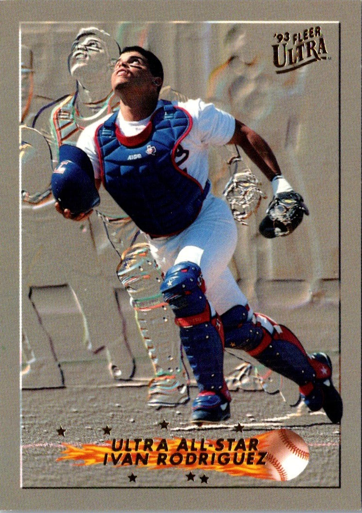 1993 Pacific Spanish Prism Inserts Ivan Rodriguez