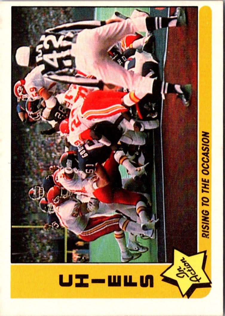 1985 Fleer Team Action Rising to the Occasion (1985 Schedule)