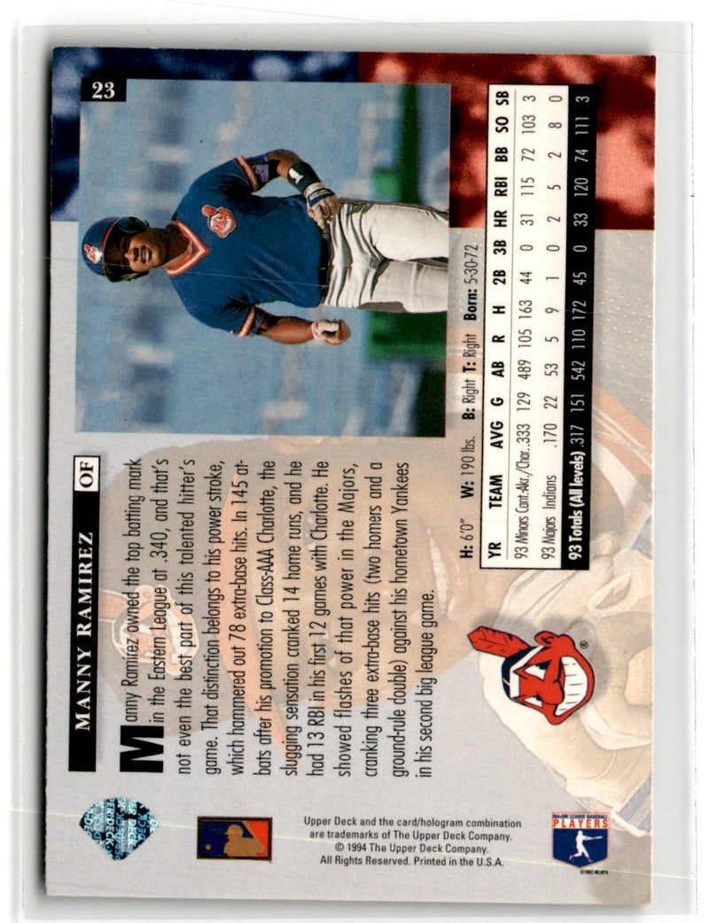 1994 Upper Deck Manny Ramirez