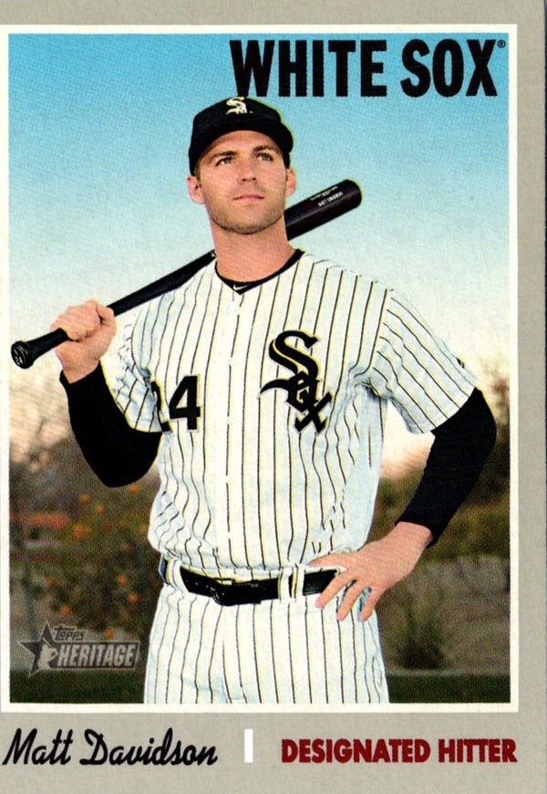 2019 Topps Heritage Matt Davidson #395