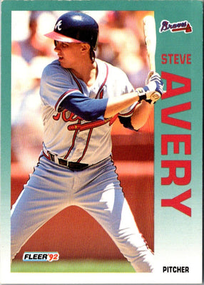 1992 Fleer Steve Avery #349