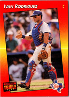 1992 Triple Play Ivan Rodriguez #51