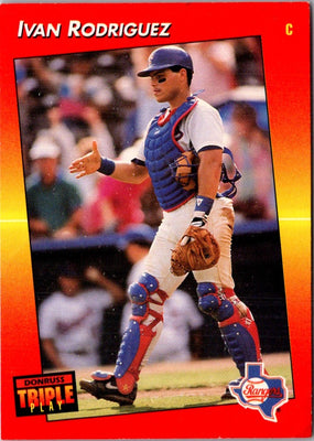 1992 Triple Play Ivan Rodriguez #51