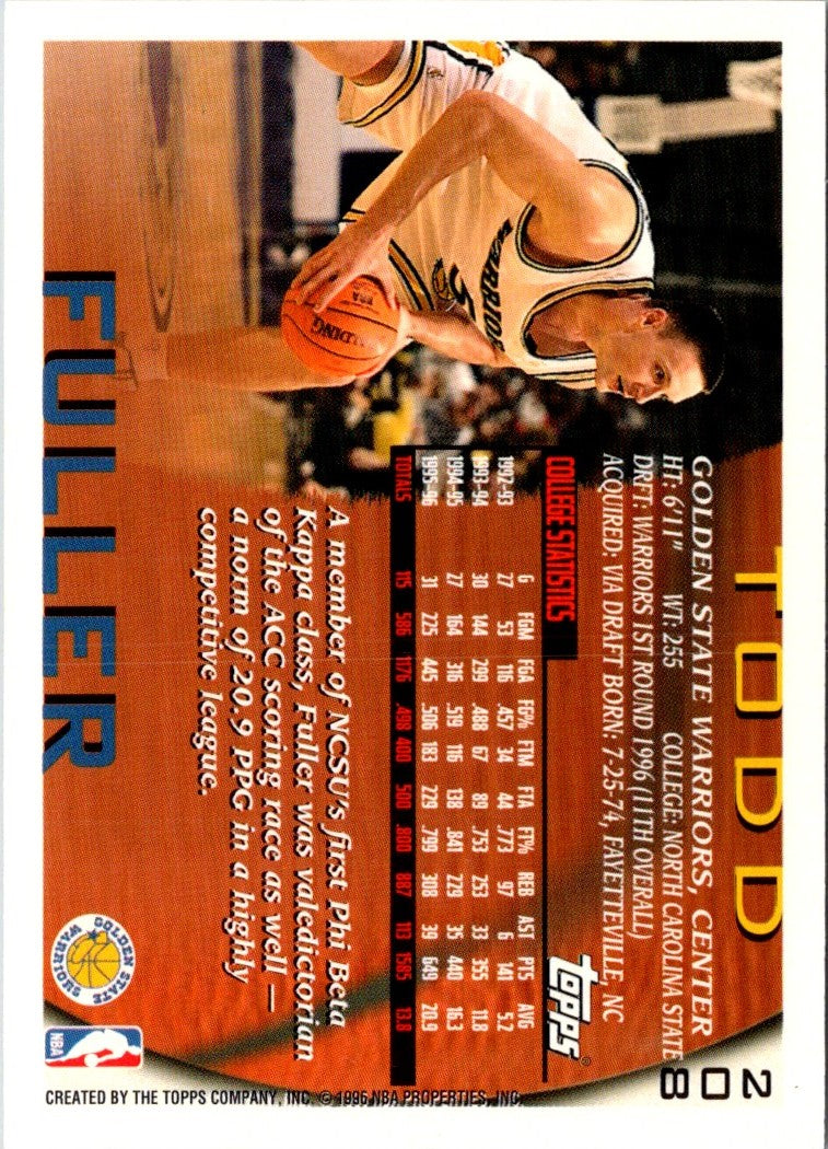 1996 Topps Todd Fuller