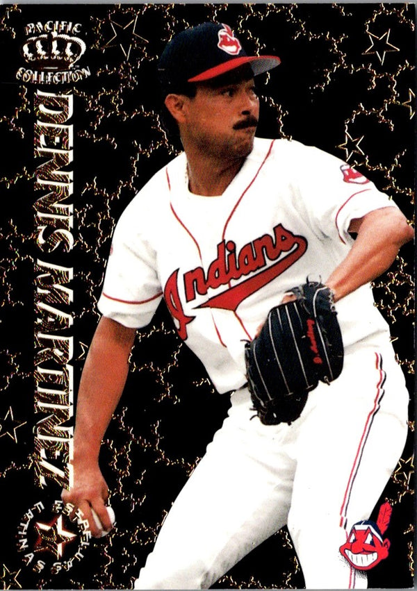 1996 Pacific Crown Collection Estrellas Latinas Dennis Martinez #EL-16