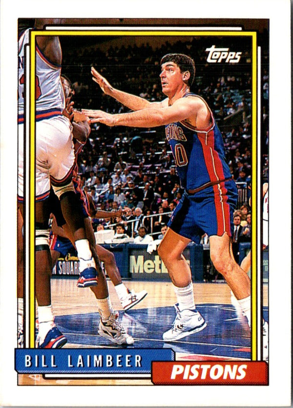 1992 Topps Gold Bill Laimbeer #29