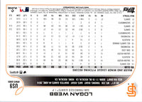 2022 Topps Update Logan Webb #US9