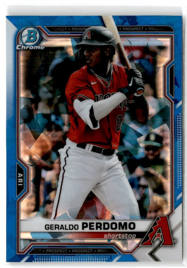 2021 Bowman Draft Chrome Sapphire Geraldo Perdomo #BCP-109