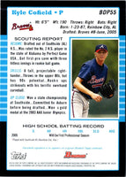 2005 Bowman Chrome Draft Picks & Prospects Kyle Cofield #BDP55 Rookie