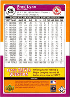 2001 Upper Deck Decade 1970's Fred Lynn #25
