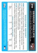 2009 Bowman Derrick Phillips