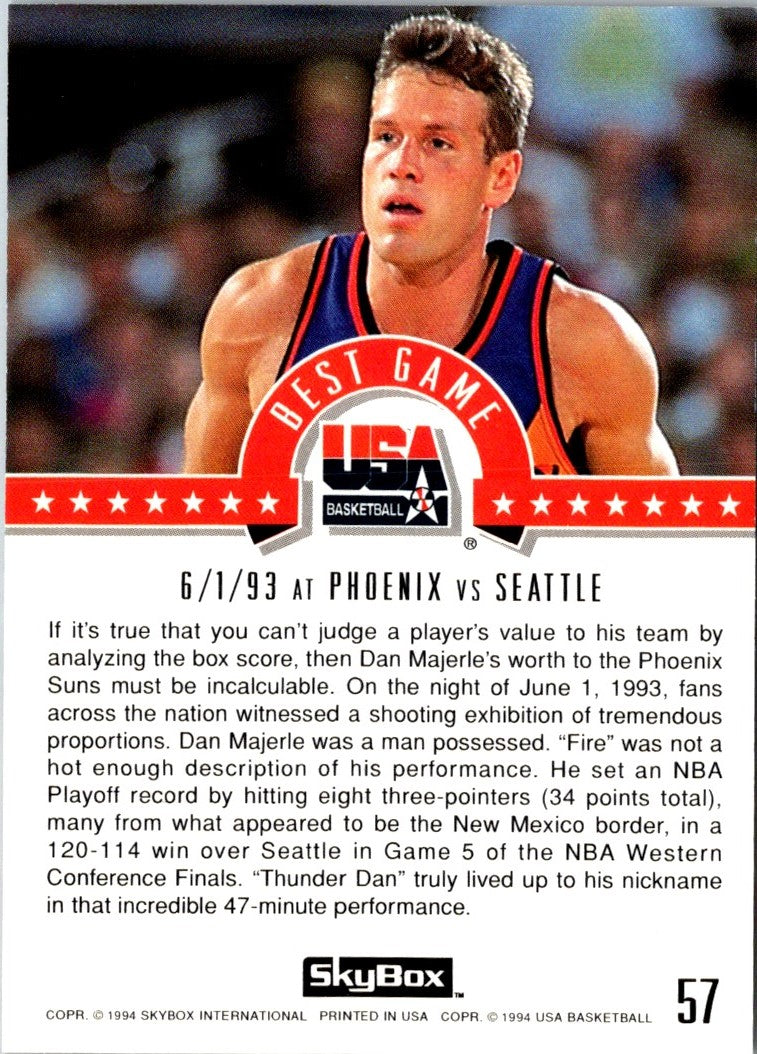 1994 SkyBox USA Gold Dan Majerle