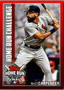 2019 Topps Home Run Challenge Codes Matt Carpenter