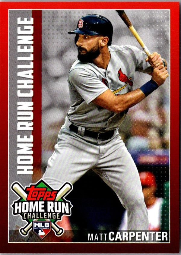 2019 Topps Home Run Challenge Codes Matt Carpenter #HRC-29