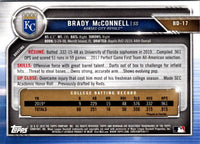 2019 Bowman Draft Brady McConnell #BD-17