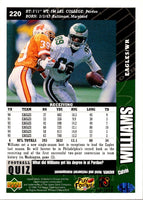 1996 Collector's Choice Calvin Williams #220