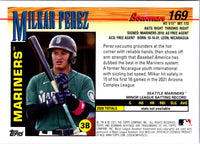 2021 Bowman Heritage Milkar Perez #169