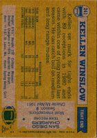1982 Topps Kellen Winslow #241