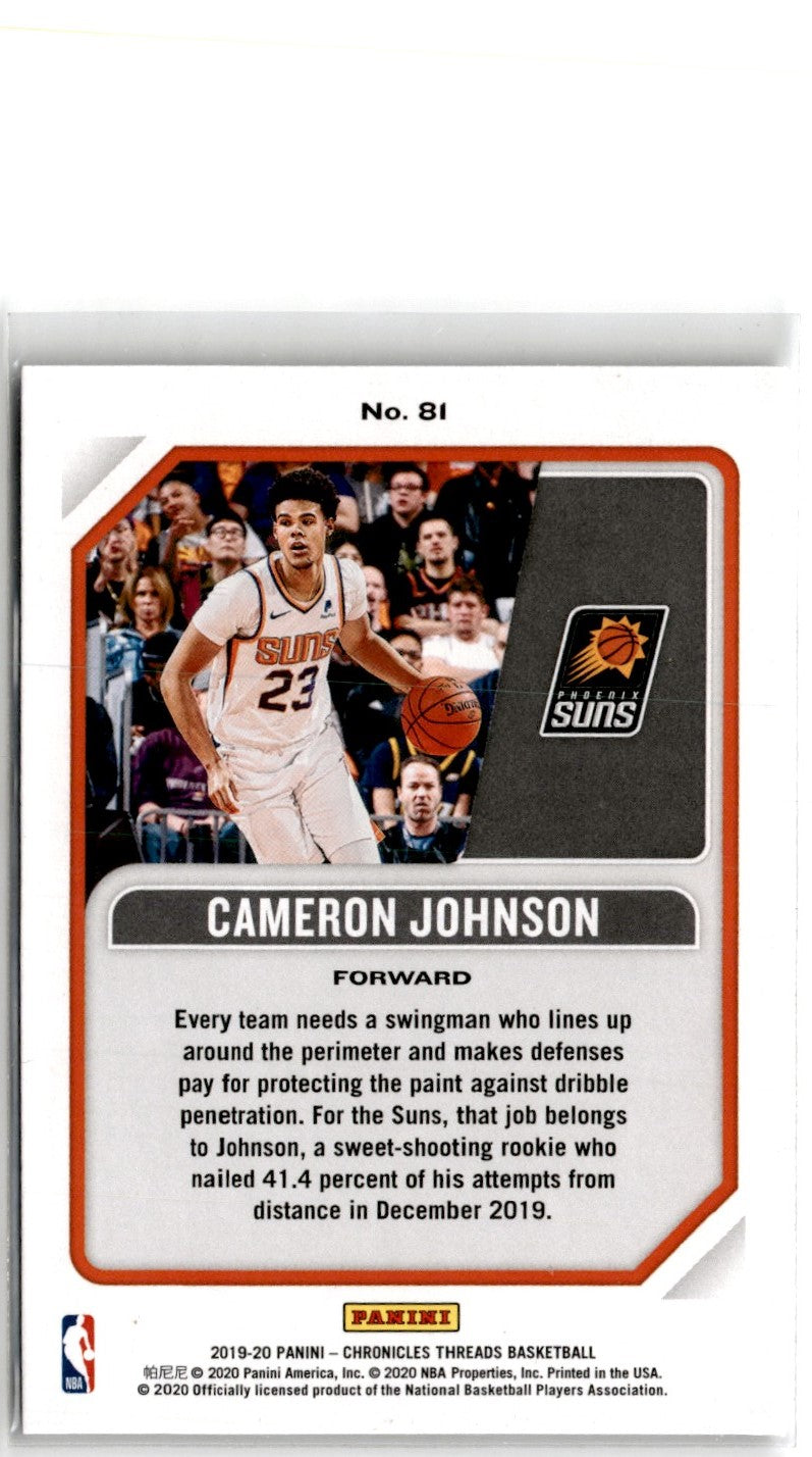 2019 Panini Chronicles Cameron Johnson