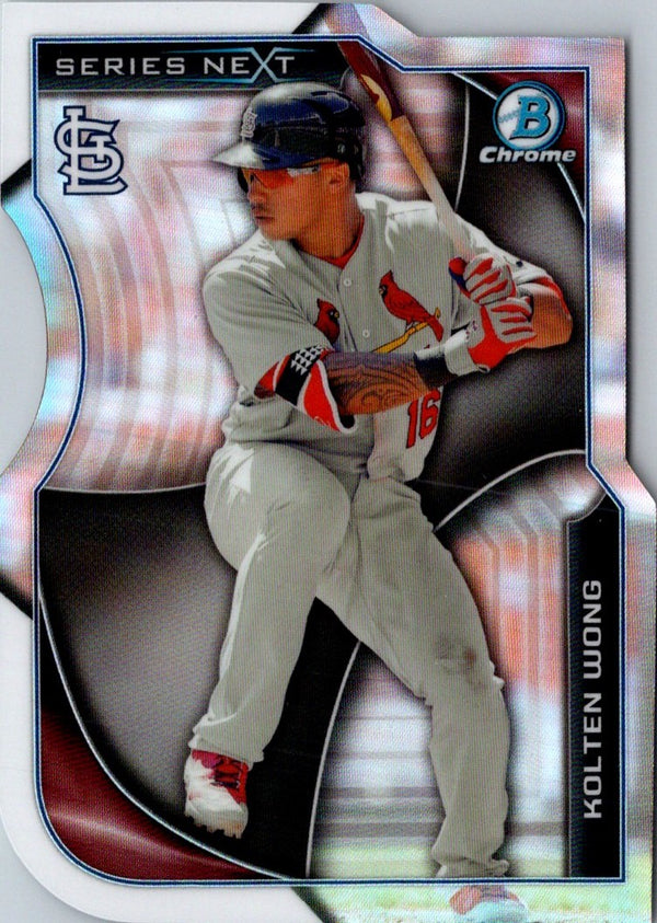 2015 Bowman Chrome Series Next Die Cuts Kolten Wong #SN-KW