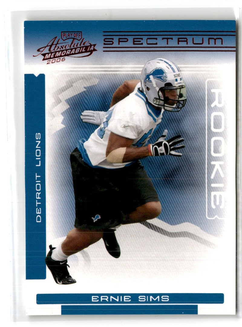 2006 Playoff Absolute Memorabilia Spectrum Ernie Sims