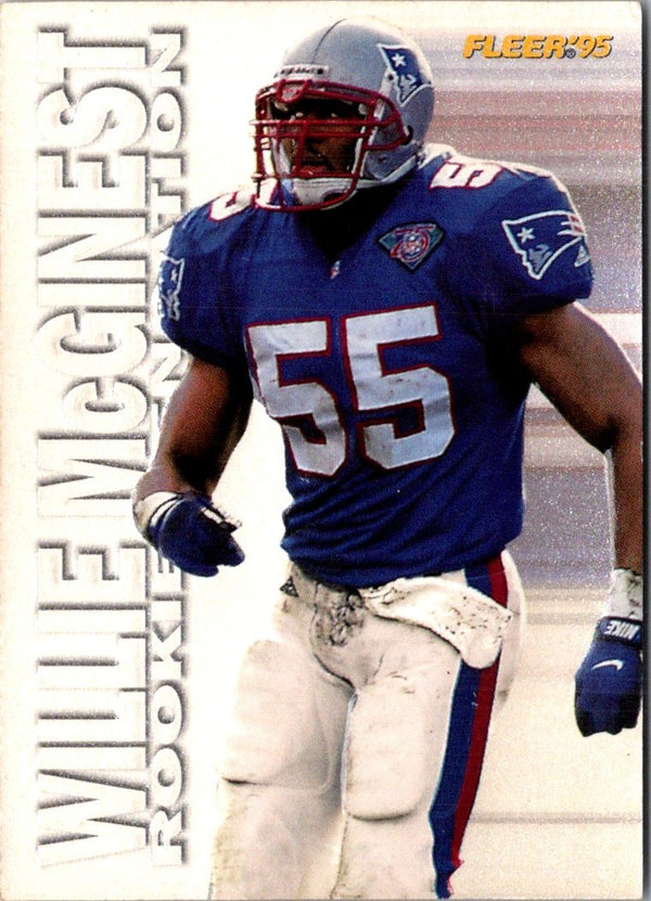 1995 Fleer Rookie Sensations Willie McGinest #12