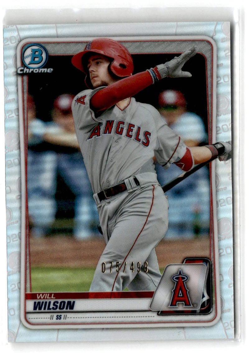 2020 Bowman Chrome Prospects Will Wilson