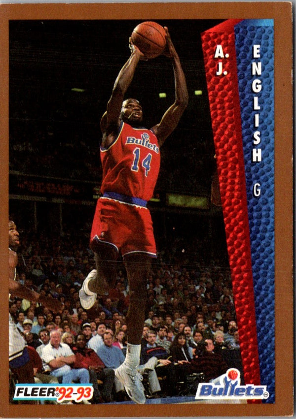 1992 Fleer A.J. English #232