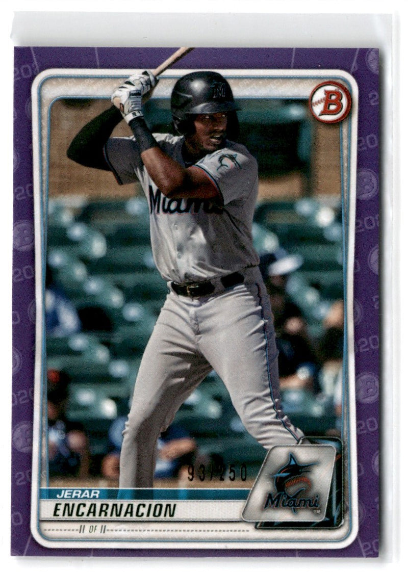 2020 Bowman Draft Chrome Sapphire Jerar Encarnacion