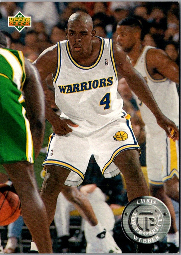 1993 Upper Deck Chris Webber #483