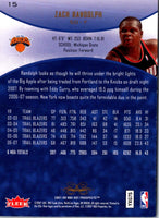 2007 Fleer Hot Prospects Zach Randolph #15