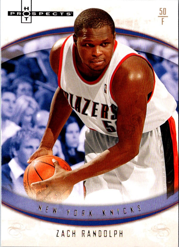 2007 Fleer Hot Prospects Zach Randolph #15