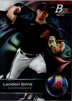 2023 Bowman Platinum Top Prospects Landon Sims #TOP-94