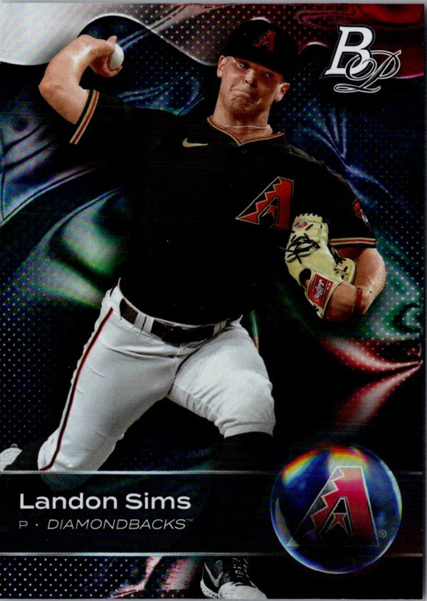 2023 Bowman Platinum Top Prospects Landon Sims #TOP-94