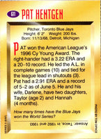 1997 Pinnacle Cardfrontations Albert Belle/Pat Hentgen #6