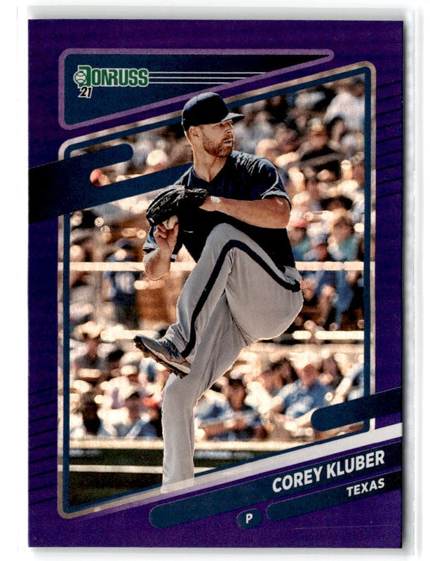 2021 Donruss Holo Blue Corey Kluber #63