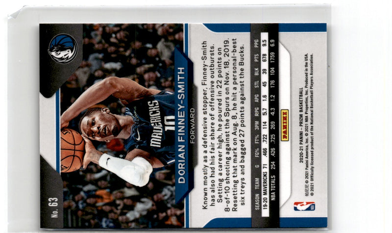 2020 Panini Prizm Dorian Finney-Smith