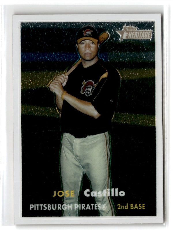 2006 Topps Heritage Chrome Jose Castillo #58