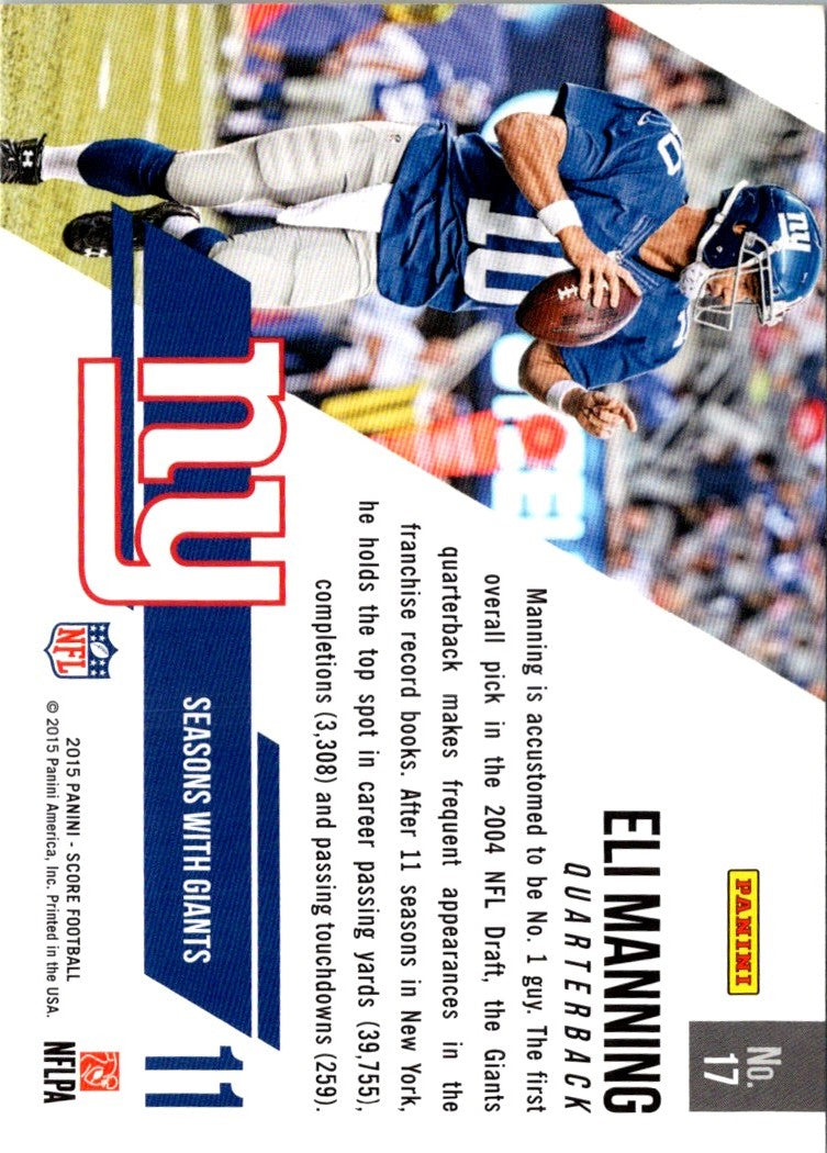 2015 Panini Eli Manning