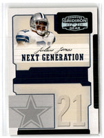 2006 Donruss Gridiron Gear Next Generation Red Julius Jones #NG-15