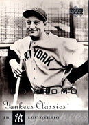 2004 Upper Deck Yankees Classics Lou Gehrig