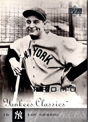 2004 Upper Deck Yankees Classics Lou Gehrig #80