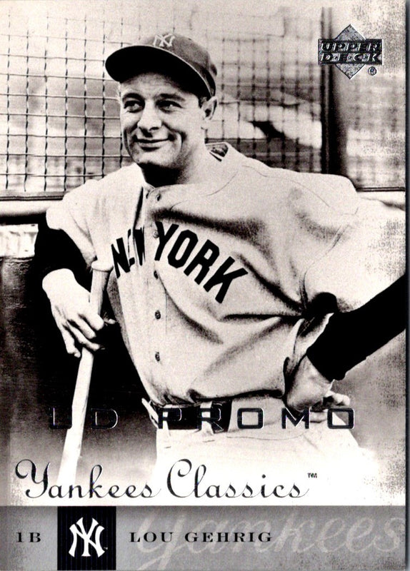 2004 Upper Deck Yankees Classics Lou Gehrig #80