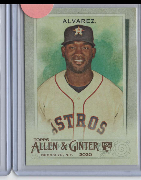 2019 Topps 582 Montgomery Club Set 2 Yordan Alvarez #1 Rookie