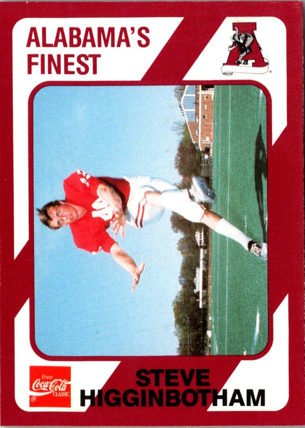 1989 Collegiate Collection Alabama Coke 580 Steve Higginbotham #113