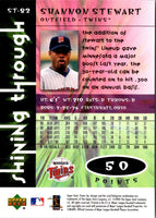 2004 Upper Deck Power Up Shining Through Shannon Stewart #ST-82